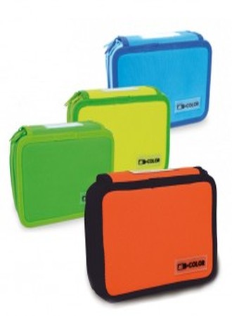 ASTUCCIO 3/ZIP B-COLOR INT. FILA 12LACCATI+18TCOLOR